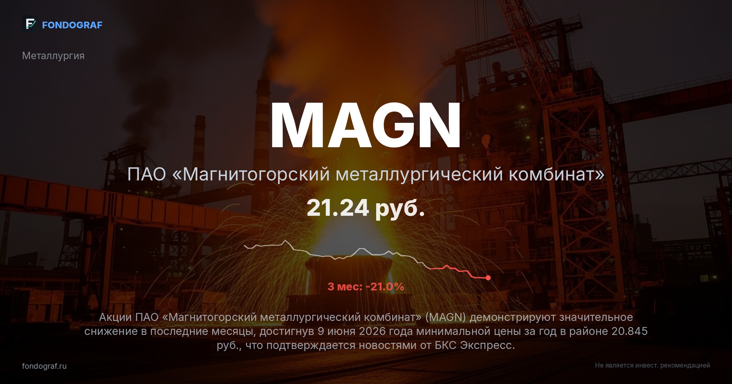 MAGN — ПАО «Магнитогорский металлургический комбинат»