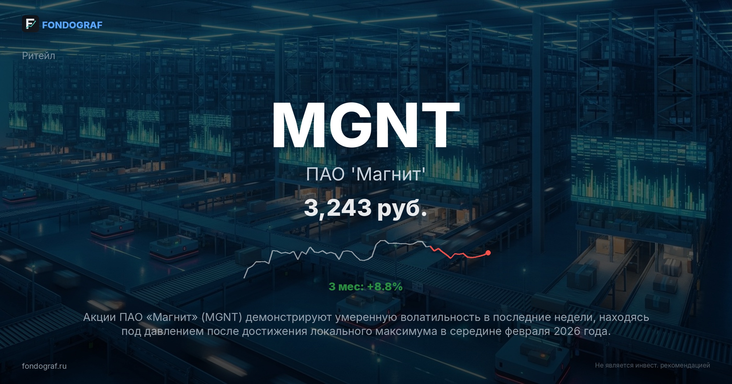 MGNT — ПАО 'Магнит'