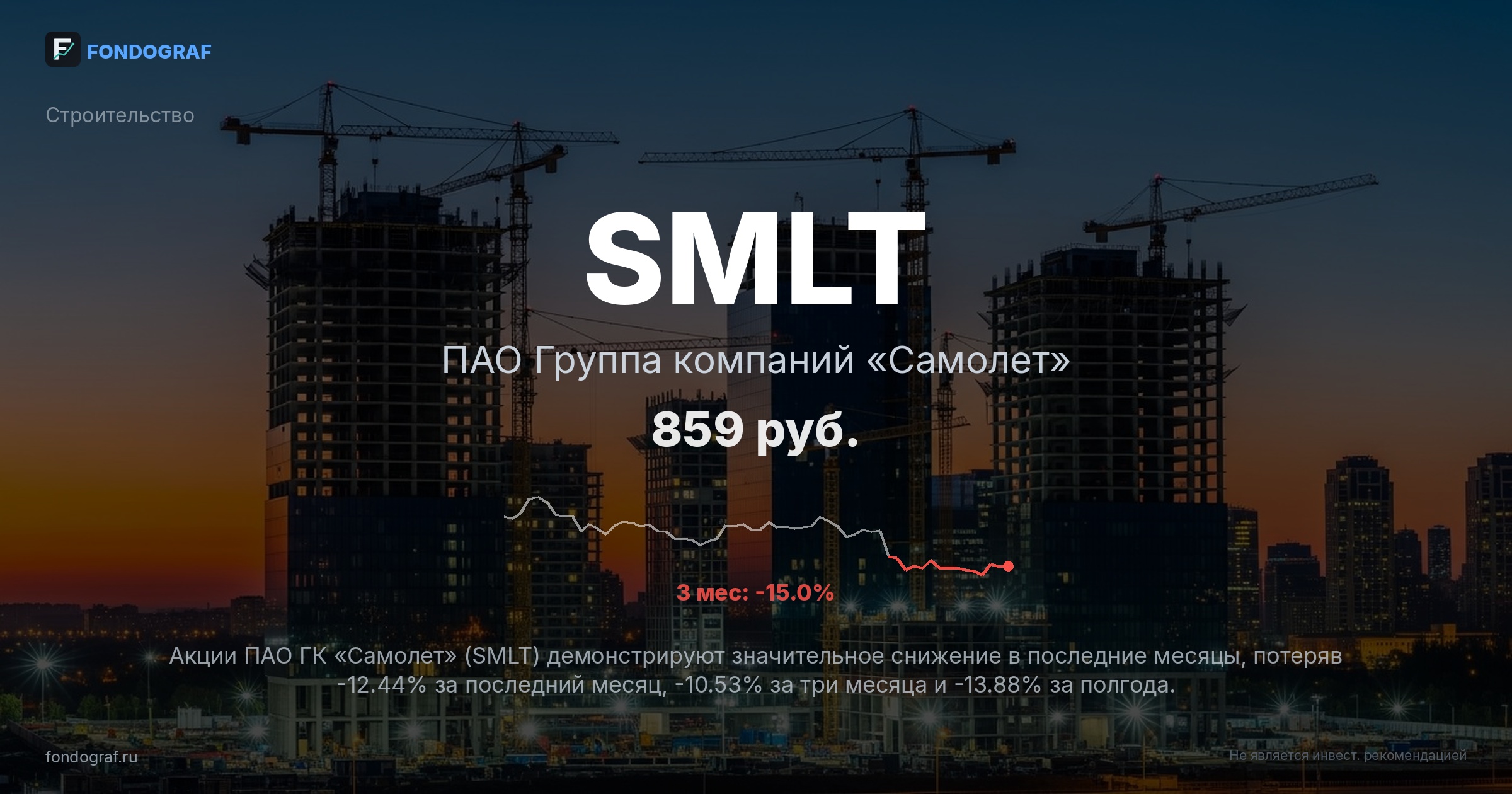 SMLT — ПАО Группа компаний «Самолет»